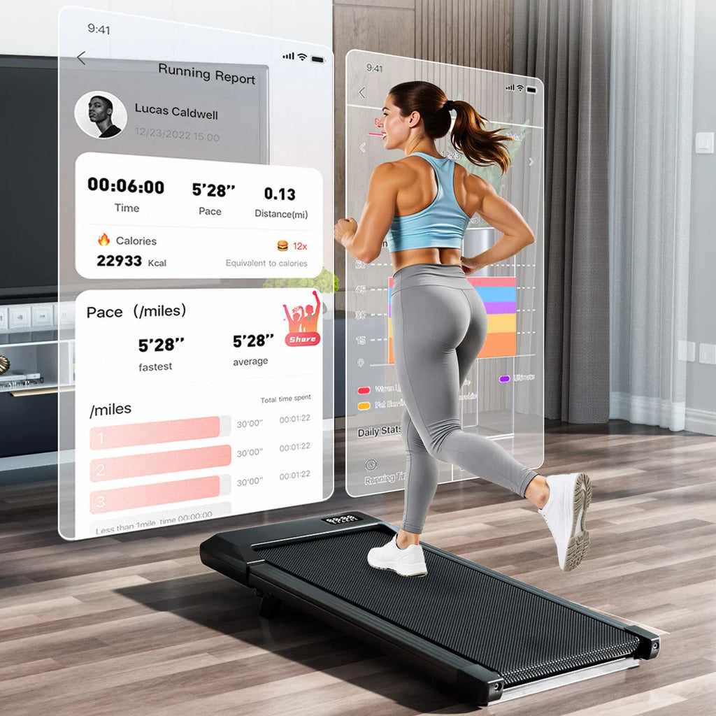 Quiet Foldable Treadmill Walk