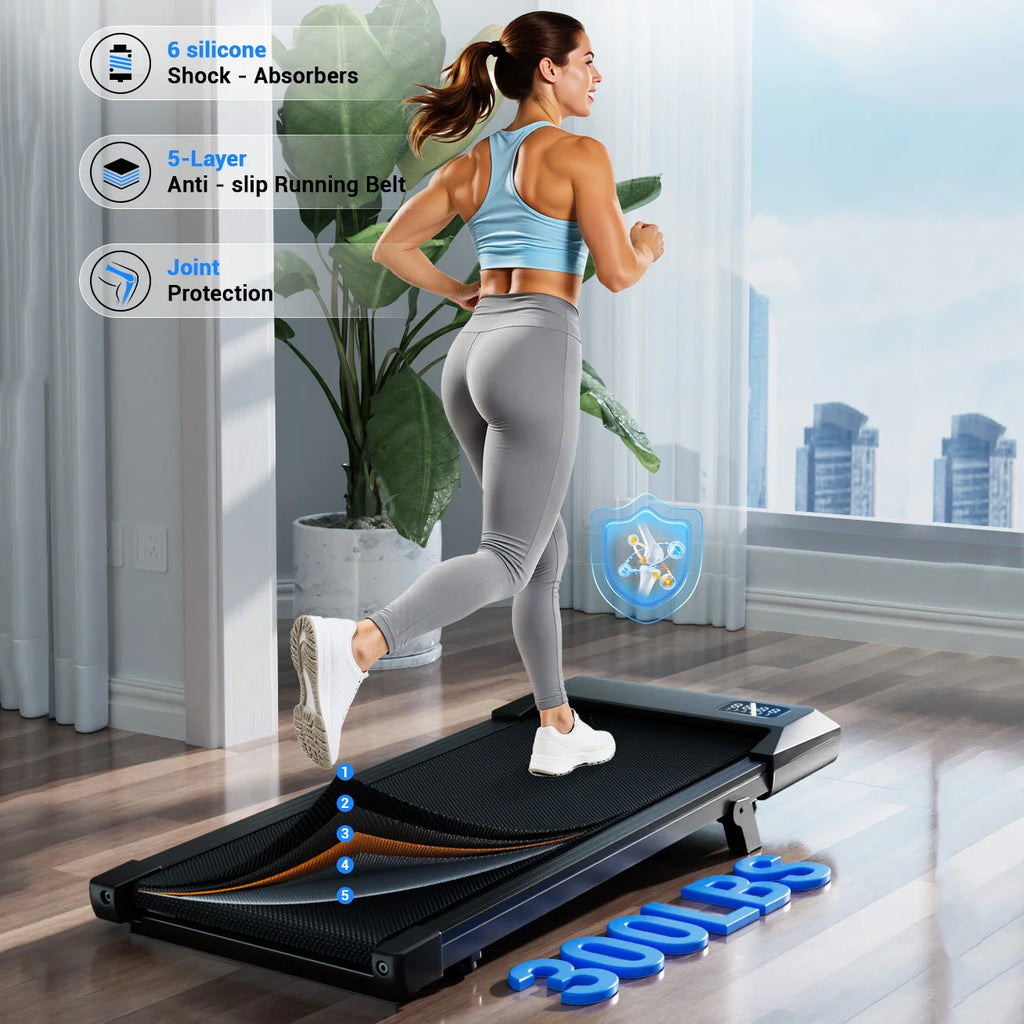 Quiet Foldable Treadmill Walk